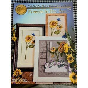 Cross My Heart Flowers in the Sun Cross Stitch Pattern Book-CSB-266 Beautiful Fl